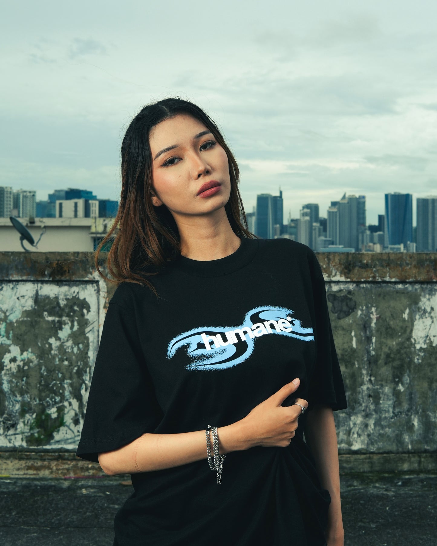 HUMANE BLU DUST TEE